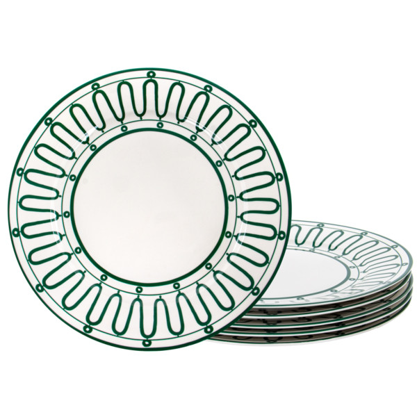 Фото - Набір тарілок Lefard Green line 6 шт. 27 см (922-058)
