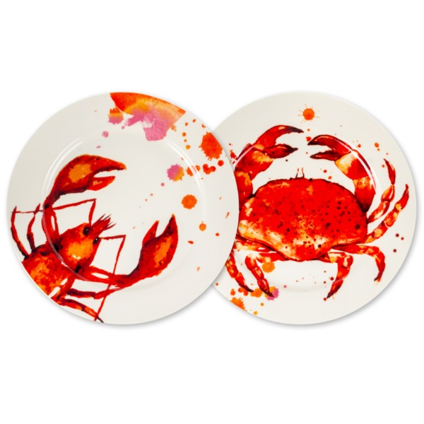 Фото - Набор тарелок Lefard Red Shells 2 шт. 27 см (922-114) Фото - Набор тарелок Lefard Red Shells 2 шт. 27 см (922-114)