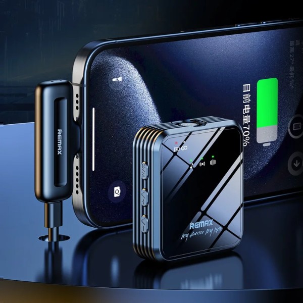 Фото - Микрофон для смартфона Remax K11 Lightning Black (6954851222033)