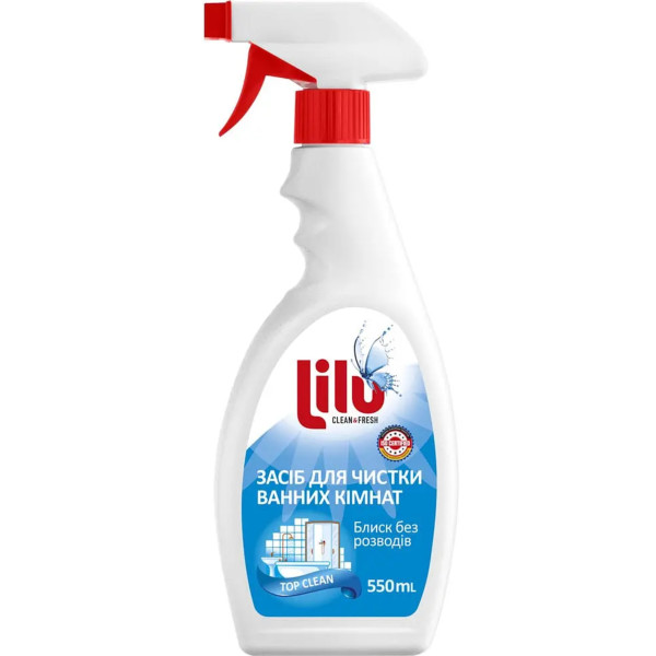 Фото - Средство для мытья в ванной комнате LILU Top Clean, 550 мл
