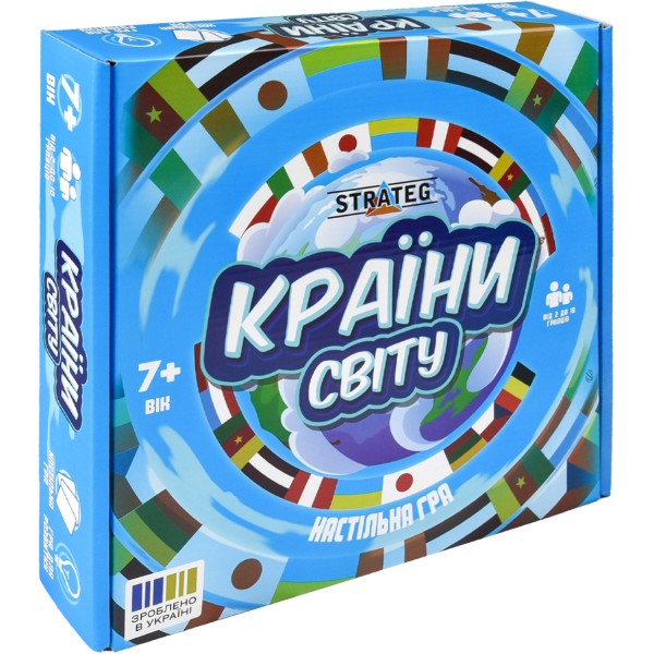 Фото - Настільна гра (5-7 років) Strateg Країни світу (30952)