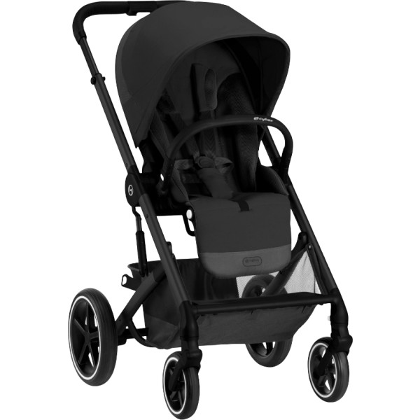 Фото - Коляска прогулочная Cybex Balios S Lux BLK Moon Black c бампером