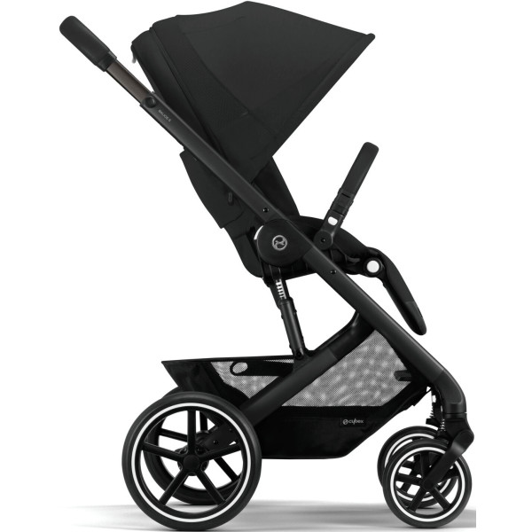 Фото - Коляска прогулочная Cybex Balios S Lux BLK Moon Black c бампером