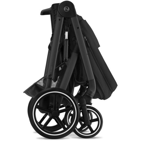 Фото - Коляска прогулочная Cybex Balios S Lux BLK Moon Black c бампером