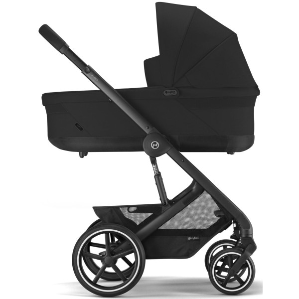 Фото - Коляска прогулочная Cybex Balios S Lux BLK Moon Black c бампером