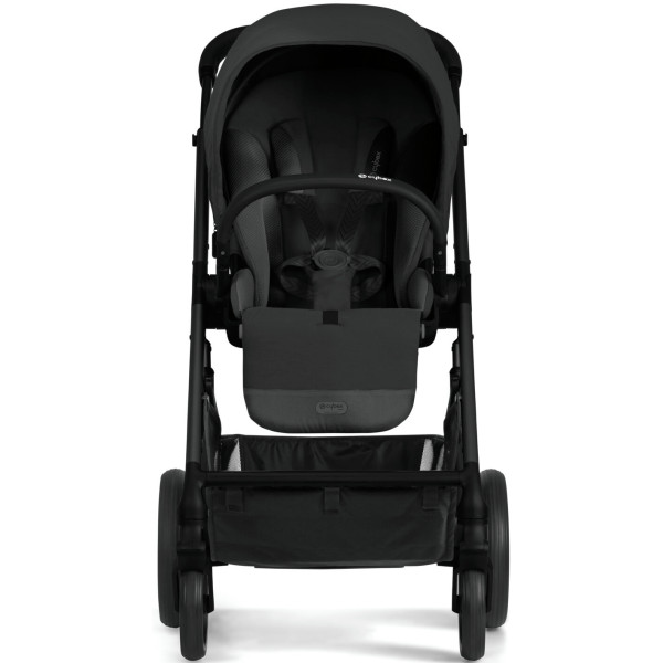 Фото - Коляска прогулочная Cybex Balios S Lux BLK Moon Black c бампером
