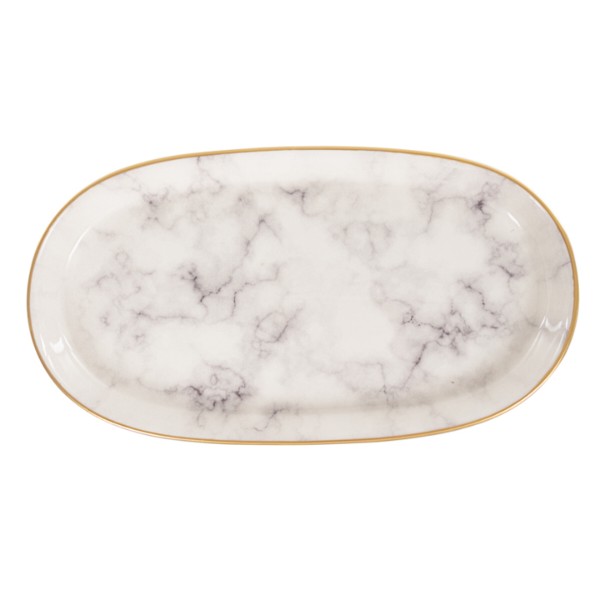 Фото - Блюдо Alba ceramic Marble 10х17 см, 14,5х25 см, 17х30 см (769-028)