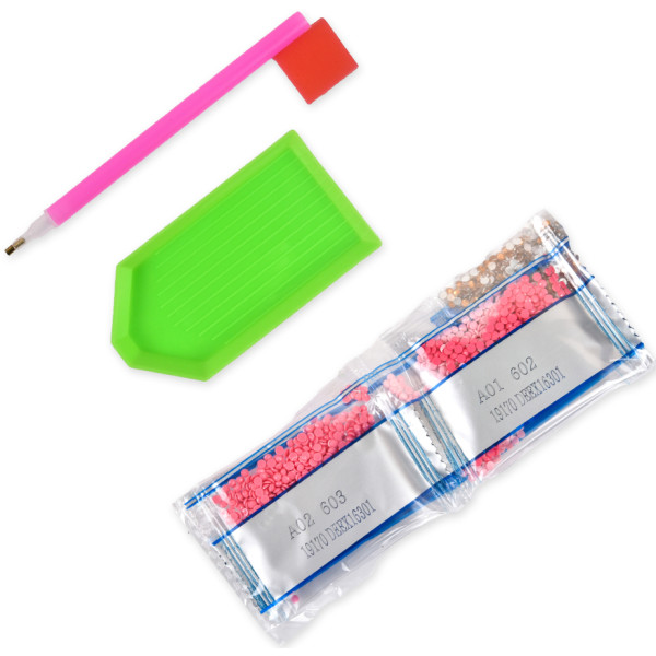 Фото - Алмазная живопись Strateg Магия орхидей 30х30 см (DEEX16293)