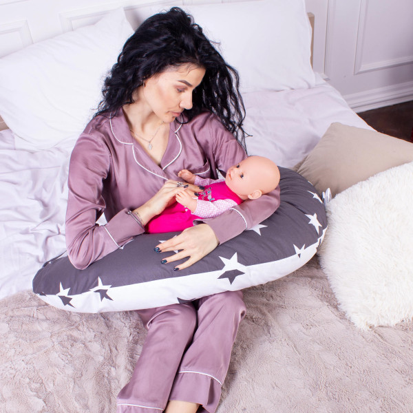 Фото - Подушка для кормления MirSon №8321 Print Line 17-0030 Berto Бязь 30х170х20 см (2200006200468)