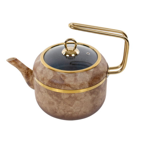 Фото - Набір посуду Brioni Royal Stone Ti̇gereye Gold 3 пр. (764-071)