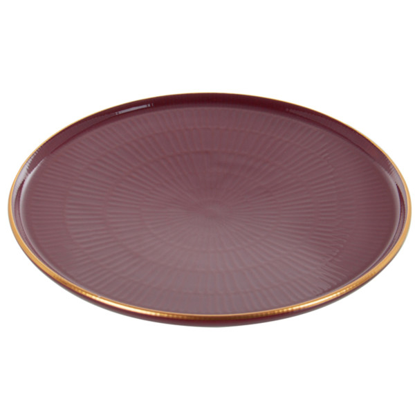 Фото - Тарілка обідня Alba ceramic Bordeaux 26 см (769-053)