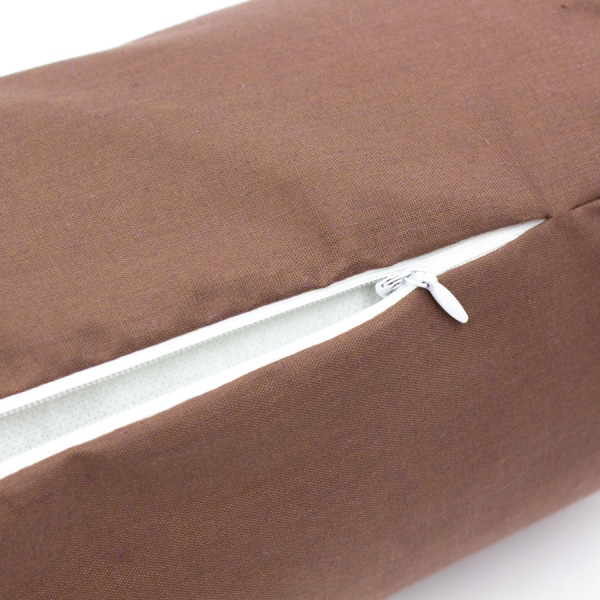 Фото - Подушка валик MirSon №8546 Naturale Line 19-1217 Chocolate Perla 100% Memory 15x50 см (2200006340553)