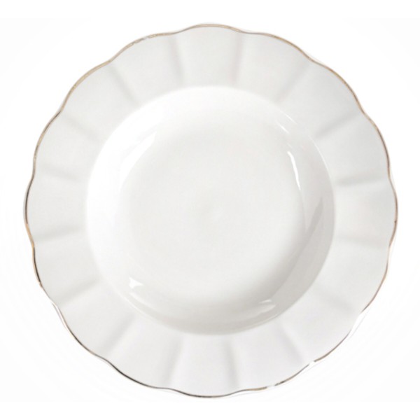 Фото - Тарелка суповая Lefard Royal gold с золотом 21 см (949-017-2)
