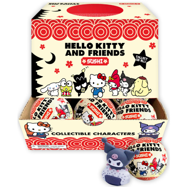 Фото - Игровая фигурка-сюрприз Cool Things Hello Kitty - СУШИ-ПАТИ (в дисп., в ассортименте) (HK027)