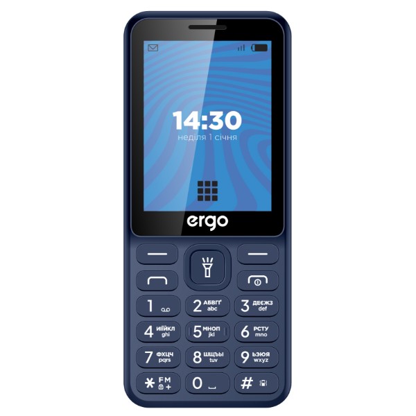 Фото - Мобільний телефон Ergo E284 Dual Sim Blue