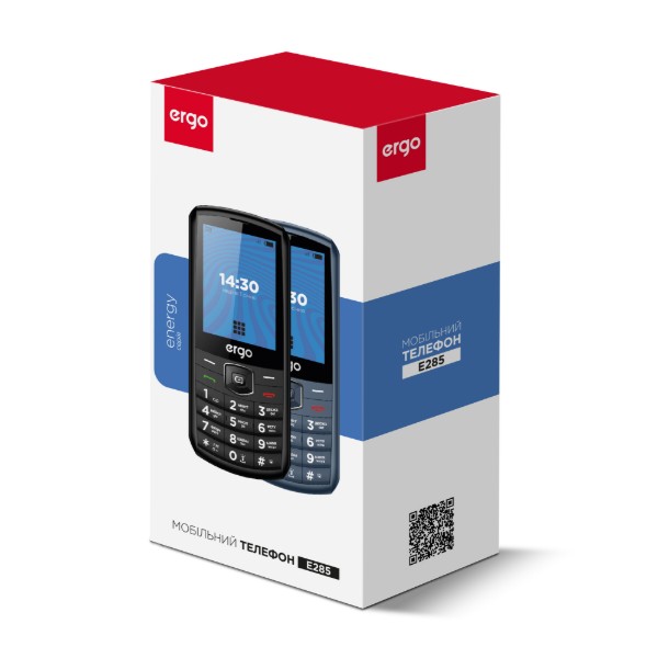 Фото - Мобильный телефон Ergo E285 Dual Sim Black