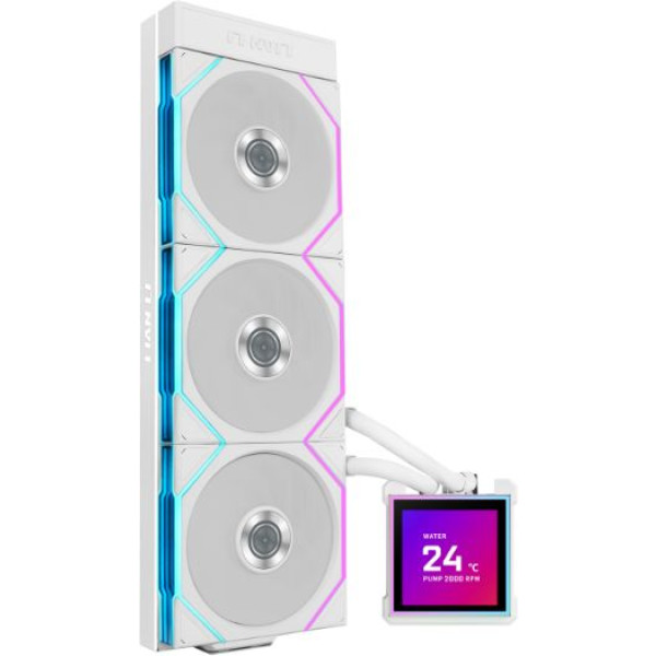 Фото - Водяна система охолодження Lian Li HydroShift II LCD-S 360TL White (G89.GHS2LCDS36TW.00)