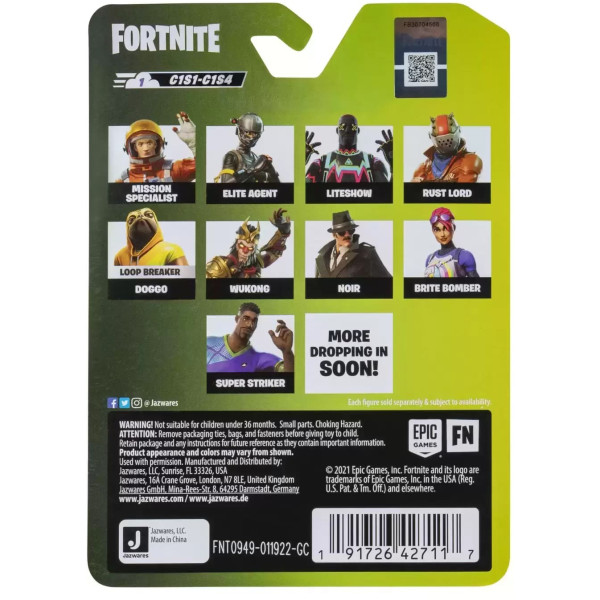 Фото - Колекційна фігурка Fortinet Micro Legendary Skull Trooper - Green 6 см (FNT0949)