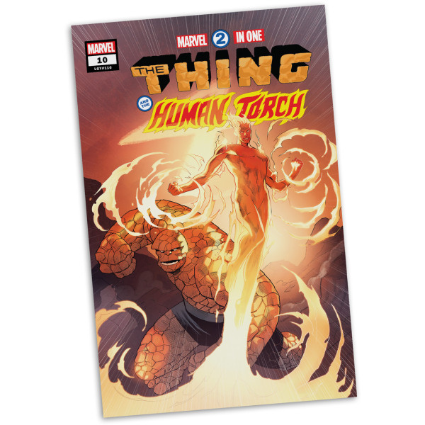 Фото - Колекційна фігурка McFarlane Toys MARVEL Human Torch - Collectible with Scene #10 30.5 см (14843)