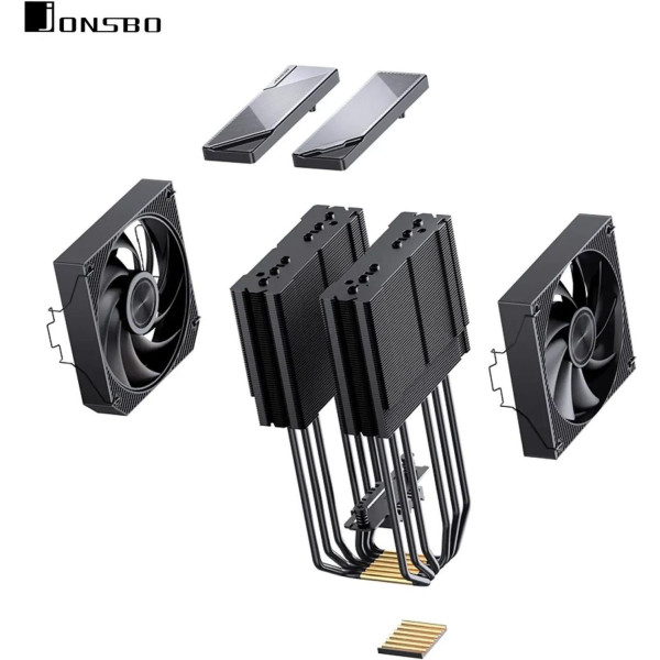 Фото - Процесорний кулер Jonsbo CA90 Black