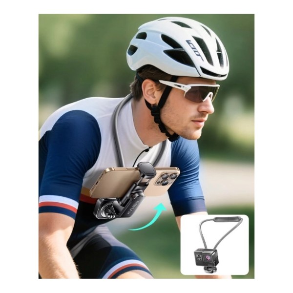 Фото - Подставка для мобильного устройства Remax First perspective neck universal phone holder RM-C55" Black (6954851237389)