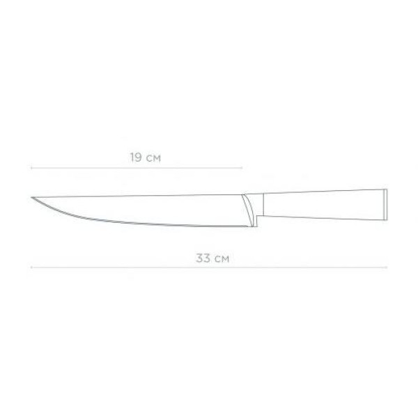 Фото - Ніж для м'яса Vinzer Natura Line 19 см (50614)