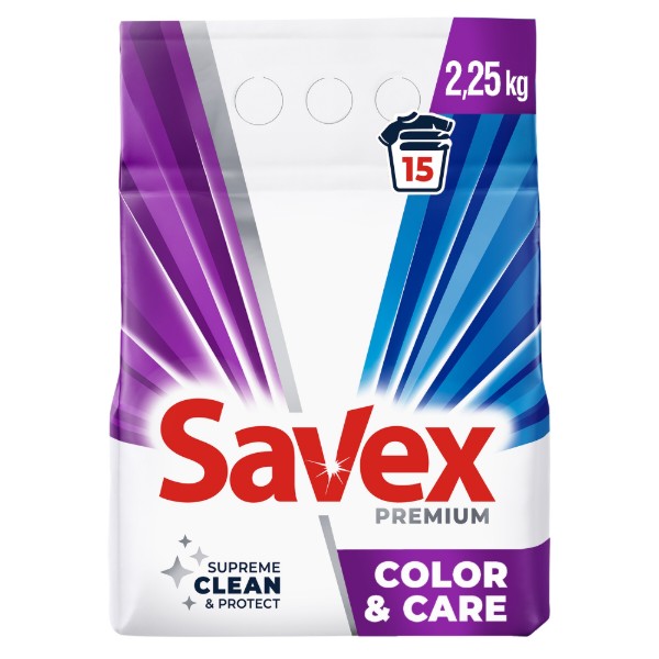 Фото - Пральний порошок SAVEX Color&Care automat 2.25 кг (3800024047886) Фото - Пральний порошок SAVEX Color&Care automat 2.25 кг (3800024047886)