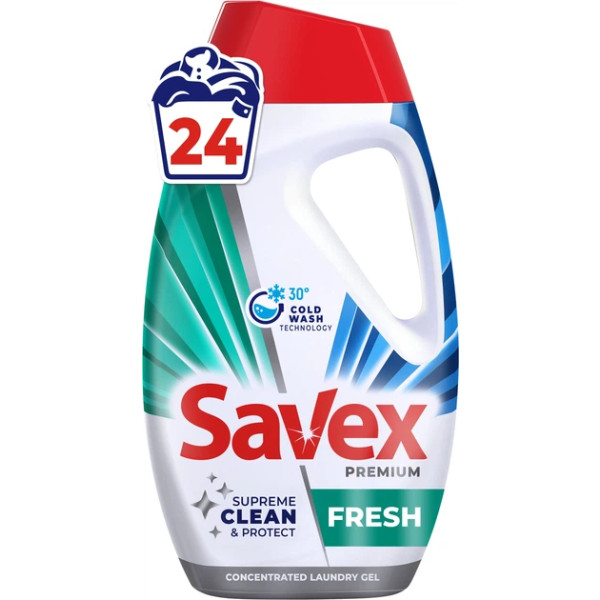 Фото - Гель для стирки SAVEX Premium Fresh 960 мл (3800024050046)