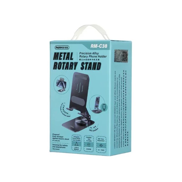 Фото - Подставка для мобильного устройства Remax Precision Alloy Rotary Phone Holder RM-C38" Green (6954851261162)