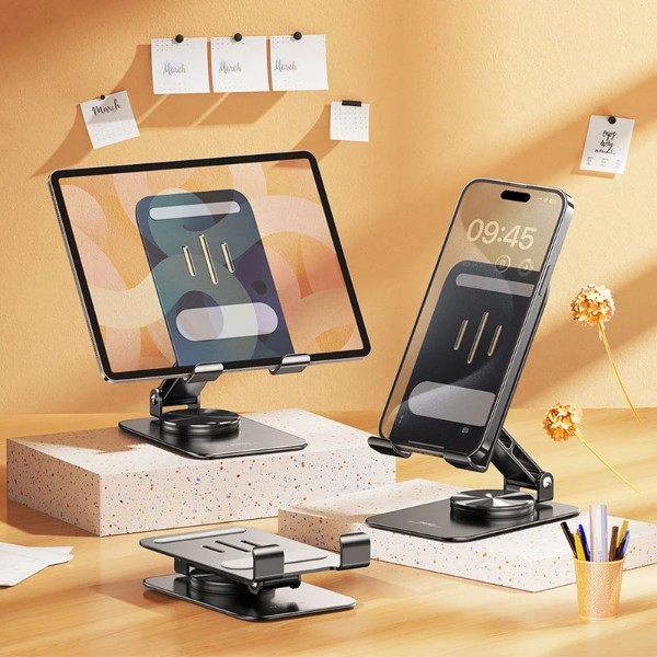 Фото - Подставка для мобильного устройства Remax Precision Alloy Rotary Phone Holder RM-C38" Green (6954851261162)