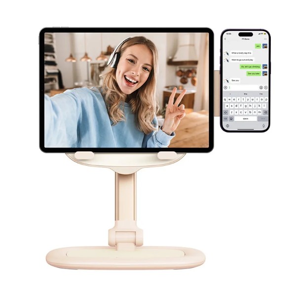 Фото - Підставка для мобільного пристрою Baseus Shell Tablet/Phone 2-in-1 Stand - Floating Gloss (B10451501411-00)