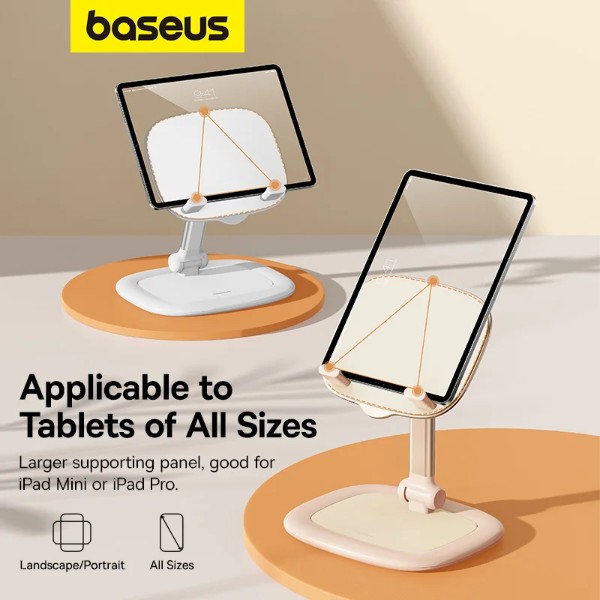 Фото - Підставка для мобільного пристрою Baseus Shell Tablet/Phone 2-in-1 Stand - Floating Gloss (B10451501411-00)