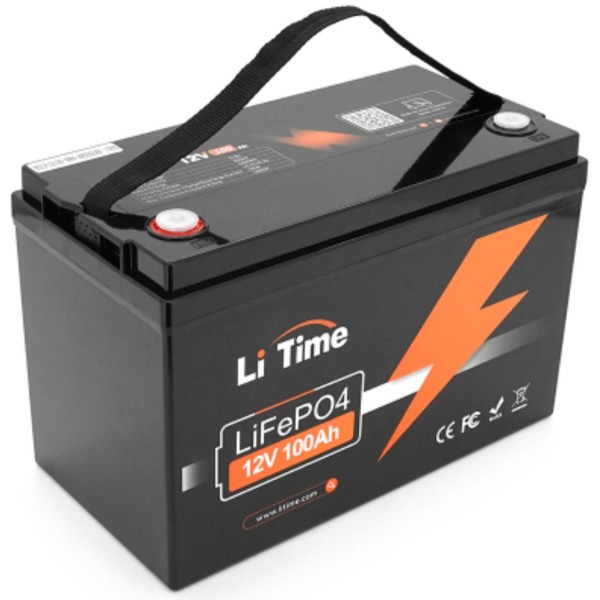 Фото - Акумулятор для ДБЖ Li-TIME LiFePO4 12.8V 100Ah 1280Wh (Li-Time-LiFePO4-12.8-100)