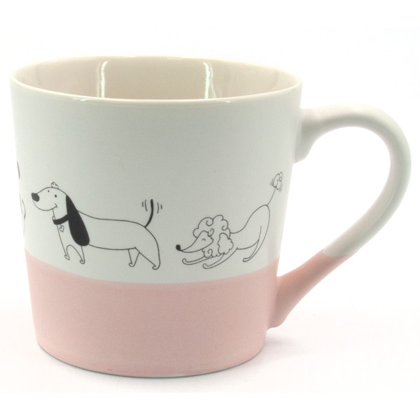 Фото - Чашка Milika Fawnera Dogs Pink 390 мл (M0520-B357-G3357D)