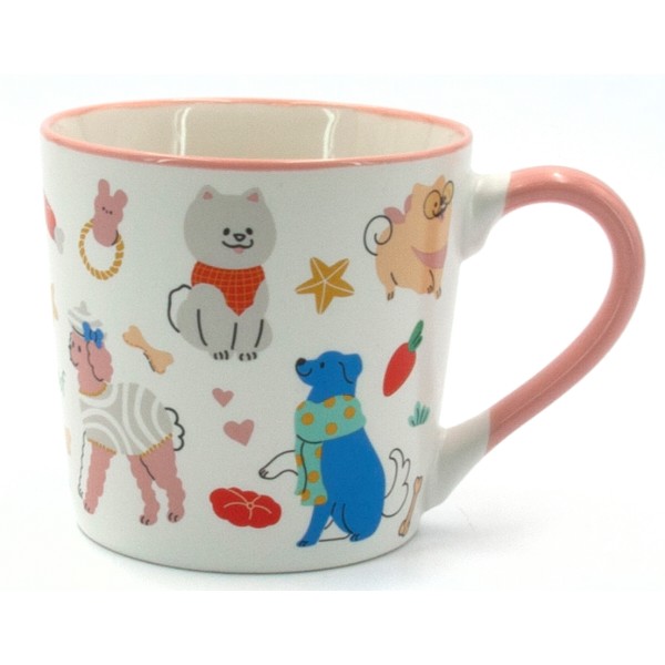 Фото - Чашка Milika Feawyn Dogs Pink 390 мл (M0520-B357-G3430B)