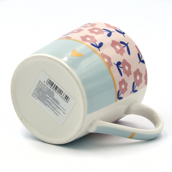 Фото - Чашка Milika FlowerCharm Pink 400 мл (M0520-RX-N250338FlowerPink)