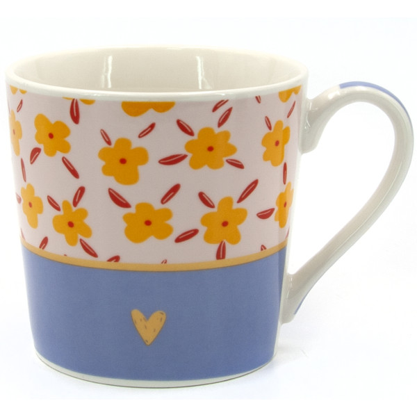 Фото - Чашка Milika FlowerCharm Yellow 400 мл (M0520-RX-N250338FlowerYellow)