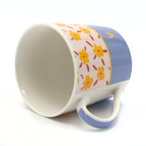 Фото - Чашка Milika FlowerCharm Yellow 400 мл (M0520-RX-N250338FlowerYellow)