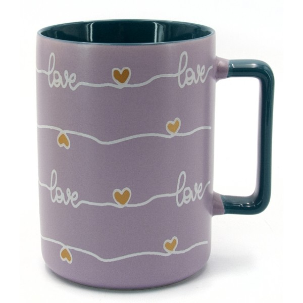 Фото - Чашка Milika Heartbeat Purple 400 мл (M0520-RX-N250519Purple)