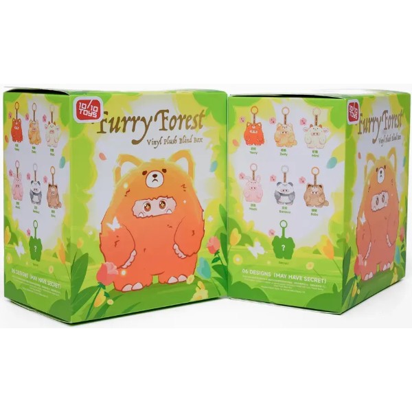 Фото - Колекційна м'яка іграшка 10/10 Toys GIGGLE MONSTER серія Лісові пухнастики V2 в асортименті (GM9981134)