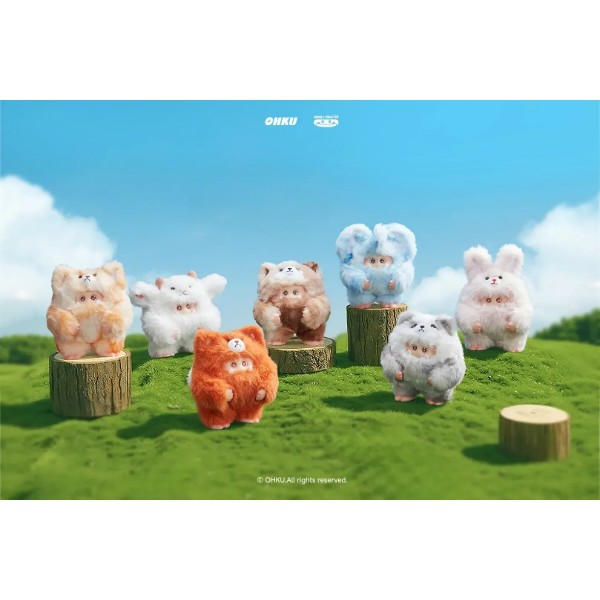 Фото - Колекційна м'яка іграшка 10/10 Toys GIGGLE MONSTER серія Лісові пухнастики V2 в асортименті (GM9981134)