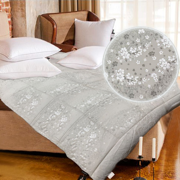 Фото - Ковдра всесезонна полуторна Word of Dream Бамбук бавовна Капок 145х205 біла (11174)