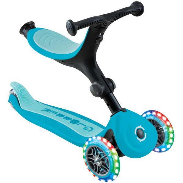Фото - Трёхколёсный самокат Globber GO UP ACTIVE 360 аква (749-300)