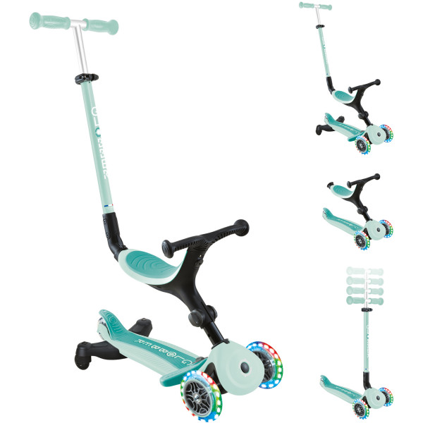 Фото - Трёхколёсный самокат Globber GO UP ACTIVE 360 мятный (749-206)