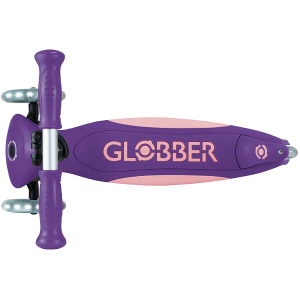 Фото - Трёхколёсный самокат Globber ELITE LIGHTS фиолетово-розовый (439-603-3)