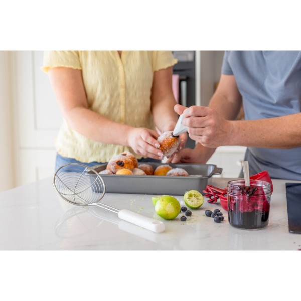 Фото - Шумовка KitchenAid Classic 35.5 см білий (KHA010OHPNG)