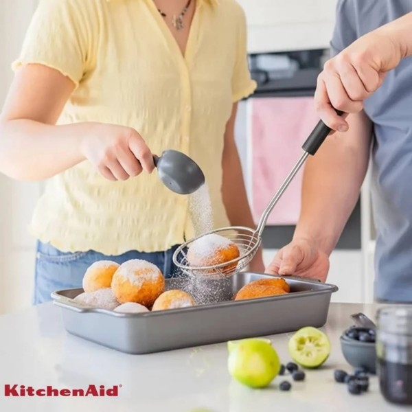 Фото - Шумовка KitchenAid Classic 36 см чорний (KHH010OHOBE)