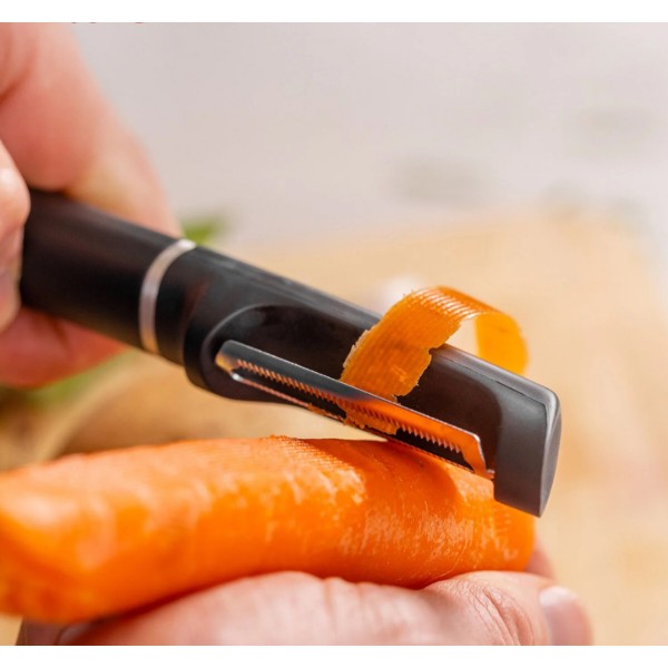 Фото - Овочечистка KitchenAid Classic 20 см чорний (KHH112OHOBEG)