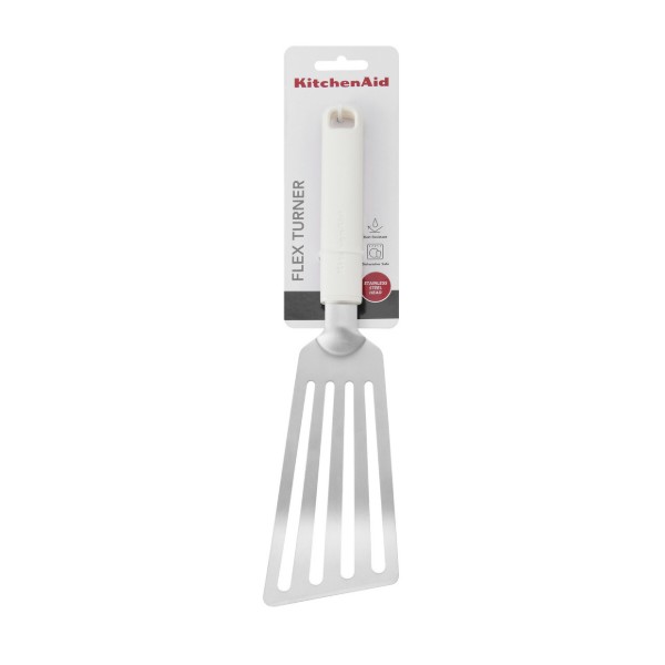 Фото - Лопатка кухонна KitchenAid Classic 36 см білий (KHA024OHPNG)