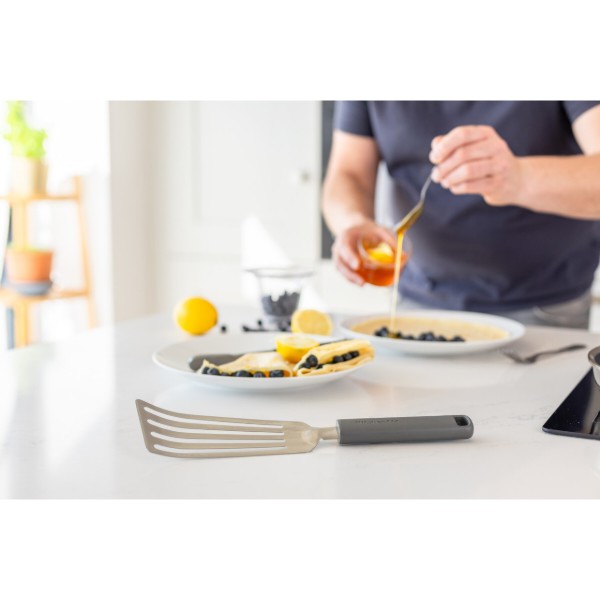 Фото - Лопатка кухонна KitchenAid Classic 36 см сірий (KHA024OHCHGG)